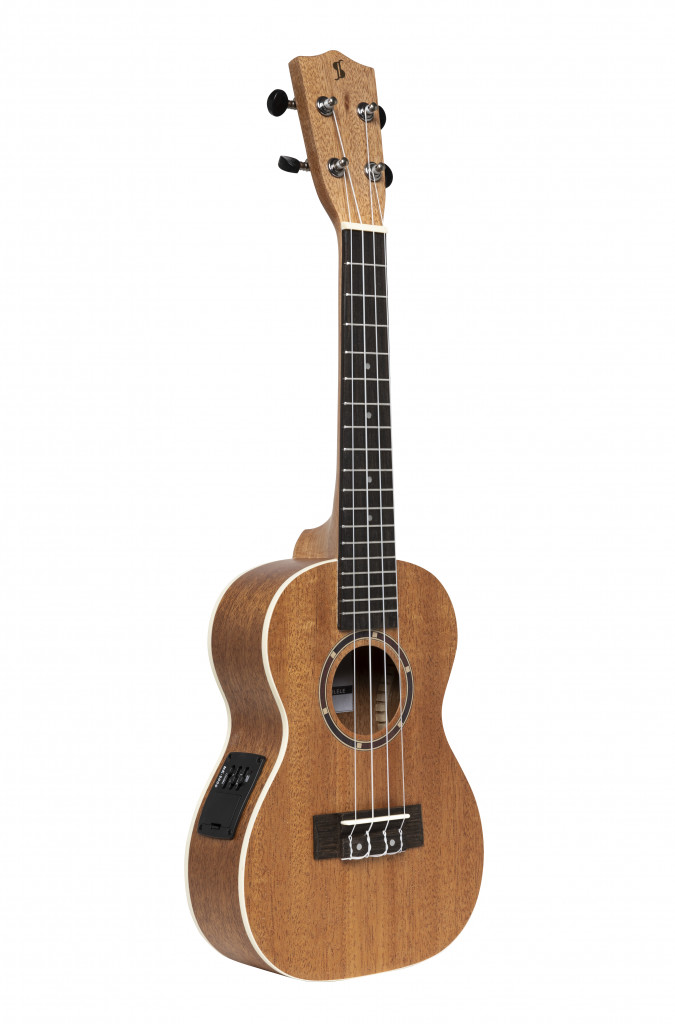 Stagg Uc-30 E Acoustic-Electric Concert Ukulele With Sapele Top And Gigbag