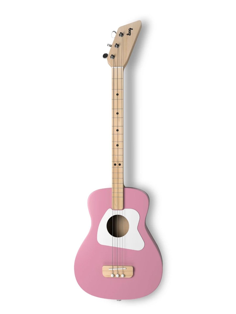 2100727674_lg-prcam-1.jpg Loog 3 String Pro Acoustic Pink - Image 1
