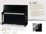 Kawai K400 Upright Piano – 122 cm – Ebony Polish - Image 2