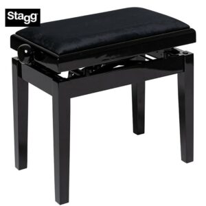 Black Hydro Bench Hglss+Vel Bk