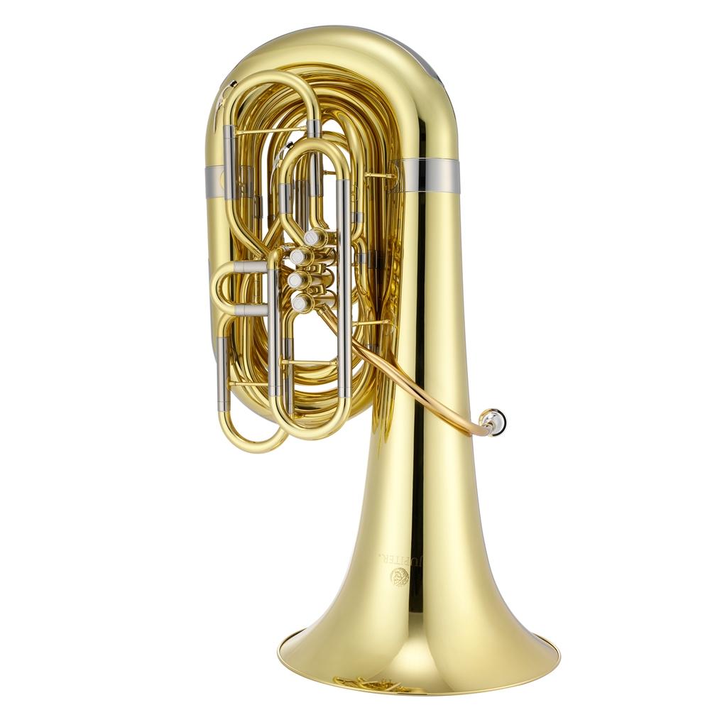 JTU1110-1.jpg Jupiter Jtu1110 Tuba Bbb 4 Valve 1100 Series (Ne - Image 1