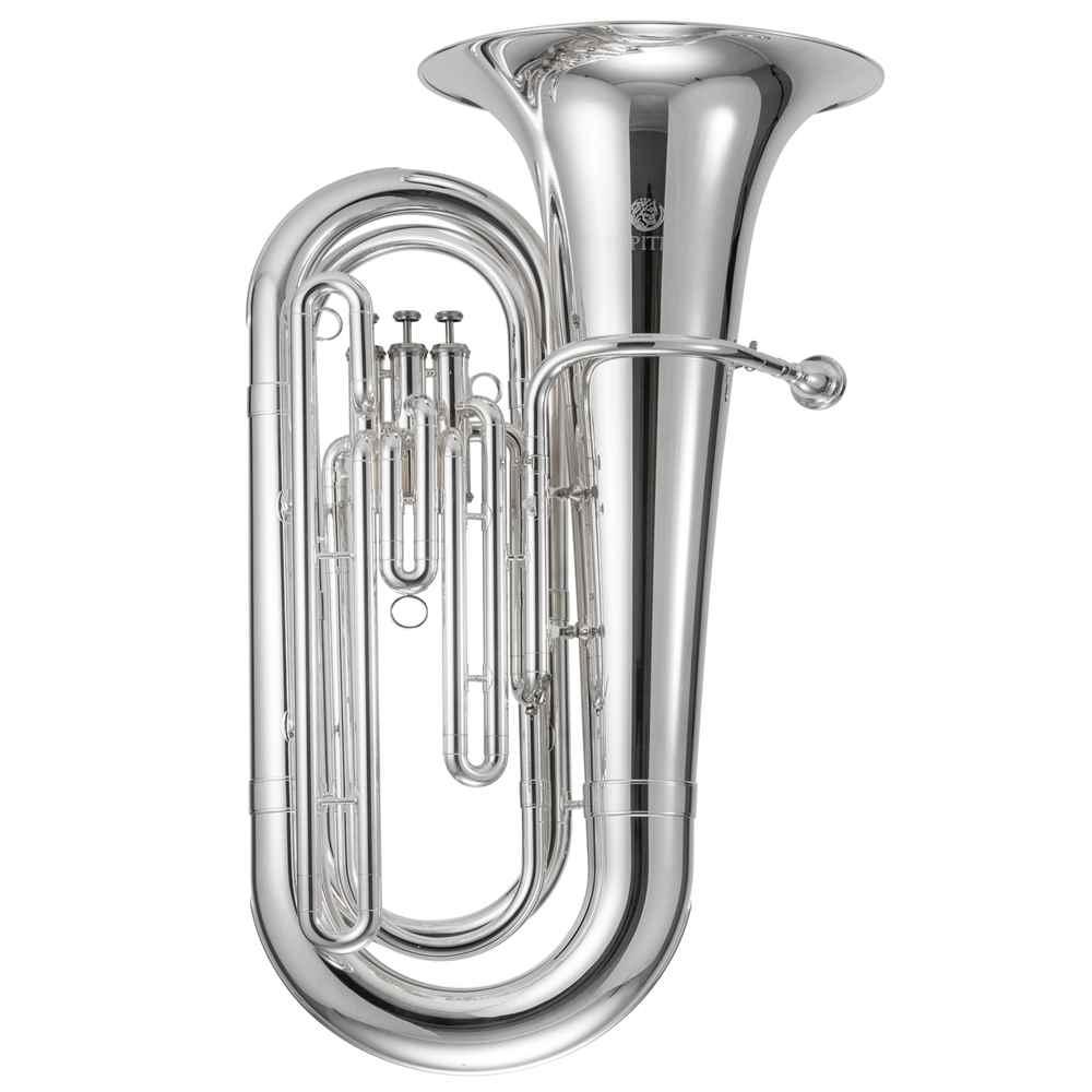 JTU730S-1.jpg Jupiter Jtu730S Tuba Bbb 3 Valve 700 Series Silv - Image 1