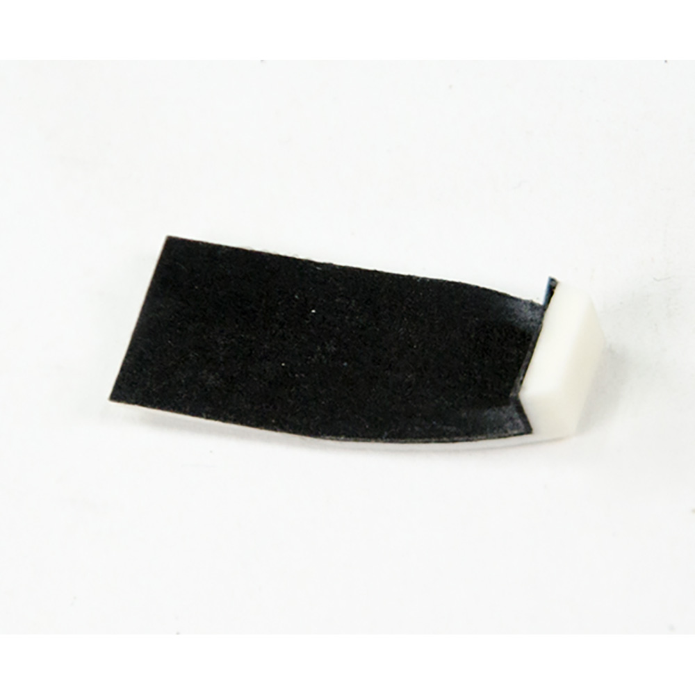 50860.jpg Violin Bow Tip Imit Ivory Blk Base - Image 1