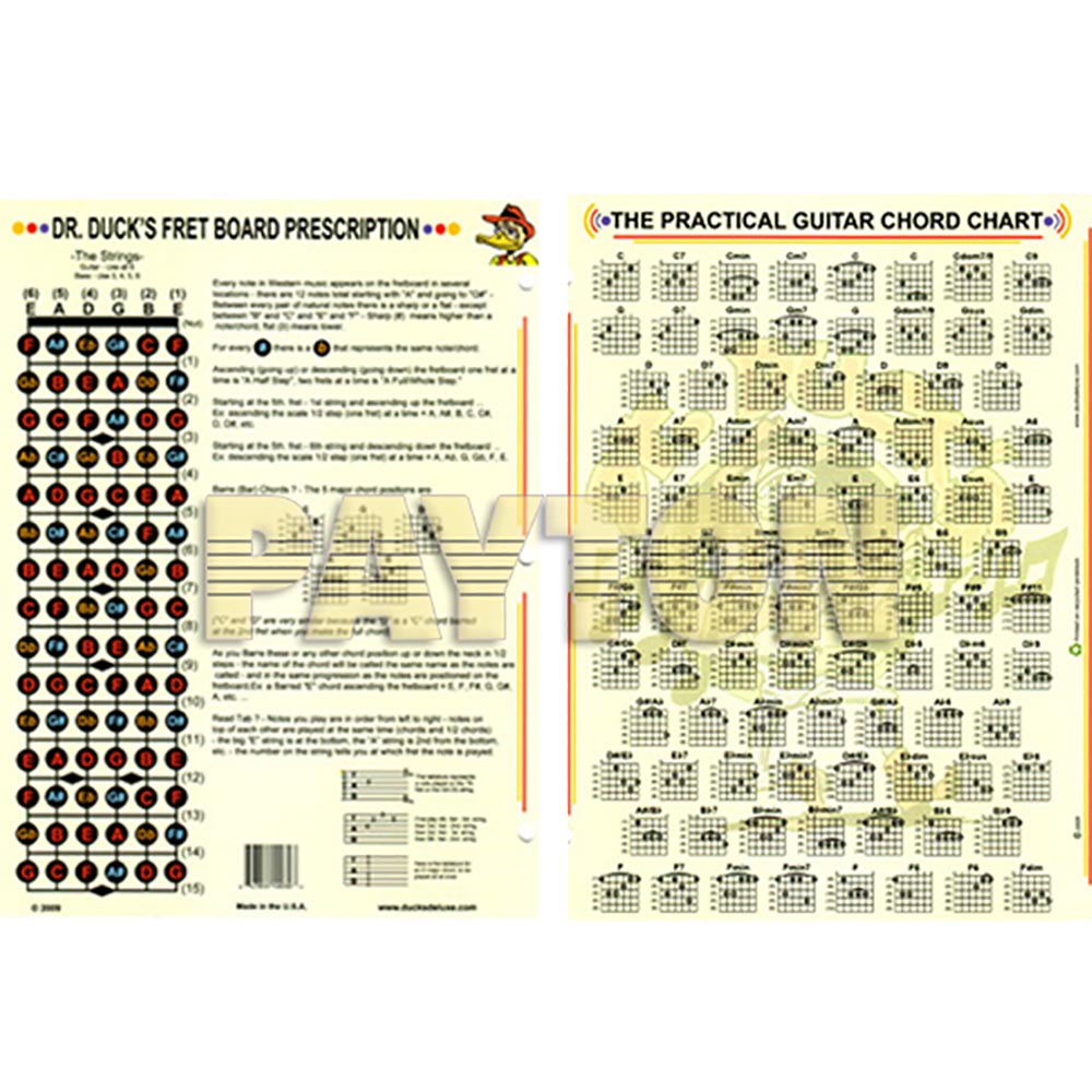 73688.jpg Dr Ducks Practical Guitar Chord Chart - Image 1