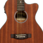 Stagg Auditorium Cutaway PickUp & EQ Mahogany - Image 4