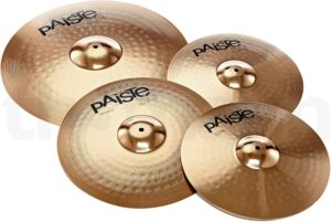 Paiste 201 Bronze Universal Cymbal Set 14 Hi-Hats 16 Crash 20 Ride Bonus 18