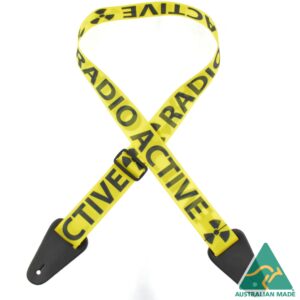 Radio Active Printed Webbing Guitar Strap