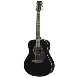 Yamaha Ll6 Model Jumbo Guitar Black