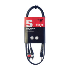 Stagg Syc1/Mpsb2Cm E Y Cable- Mini Jack/Rca (M/M)- 1 M (3)