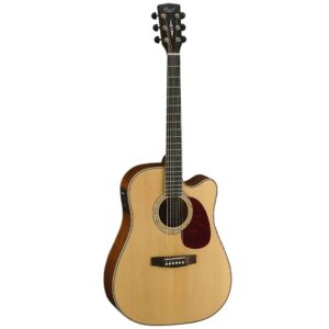 Cort MR710F NS Dreadnought Acoustic-Electric Guitar with Case