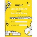 Music Lesson Record & Practice Diary Texmus401