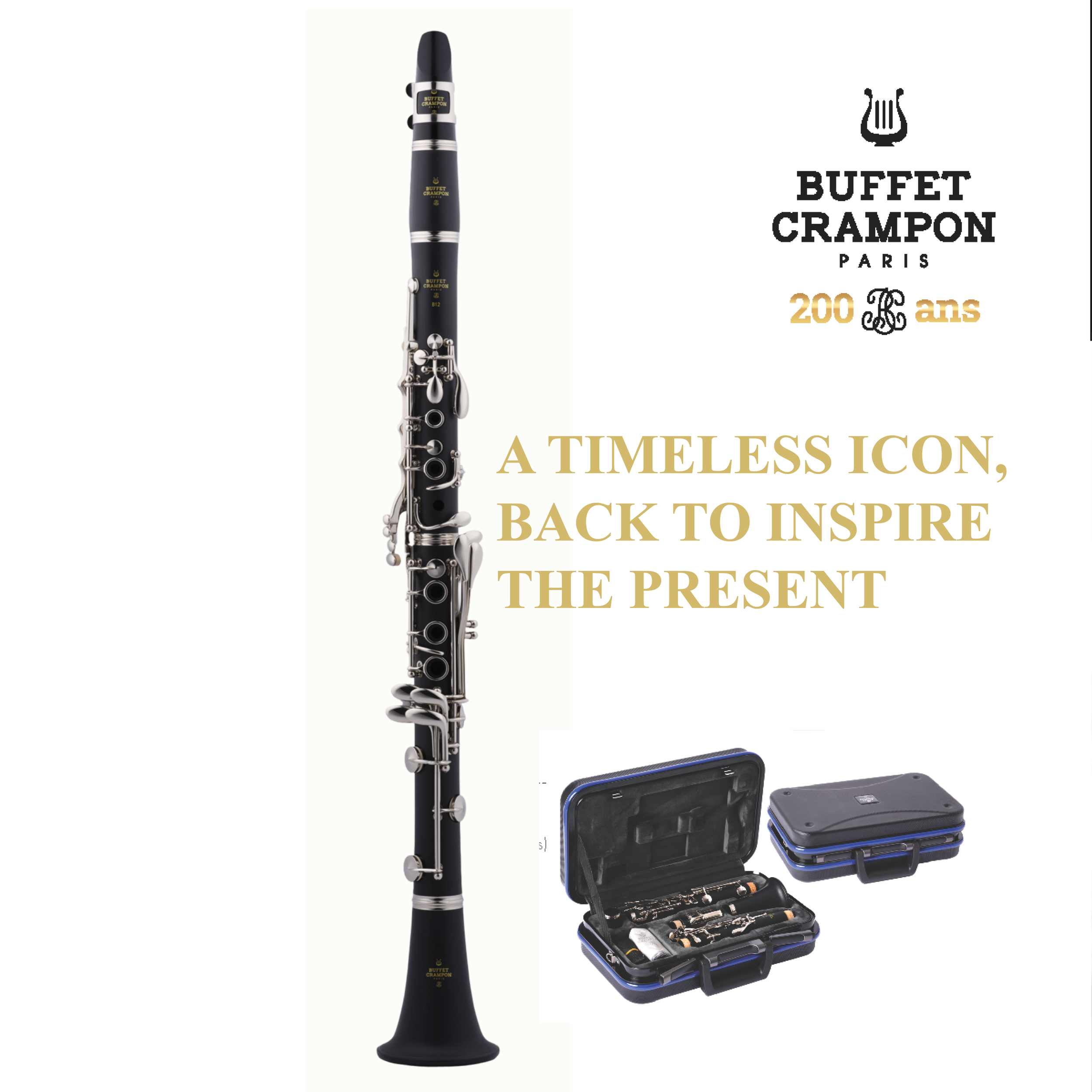 Buffet Crampon B12 B Flat Clarinet (Hard Case)