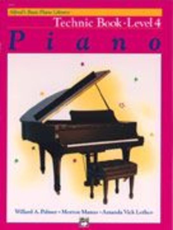 ALF2519-3.jpg Alfred'S Basic Piano Library Technic Book Level 4 - Image 1