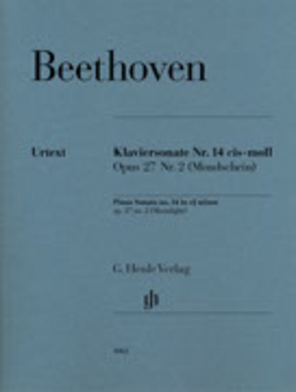 HN1062-1.jpg Sonata Op. 27 No. 2 C Sharp Minor No. 14 (Moonlight) - Image 1