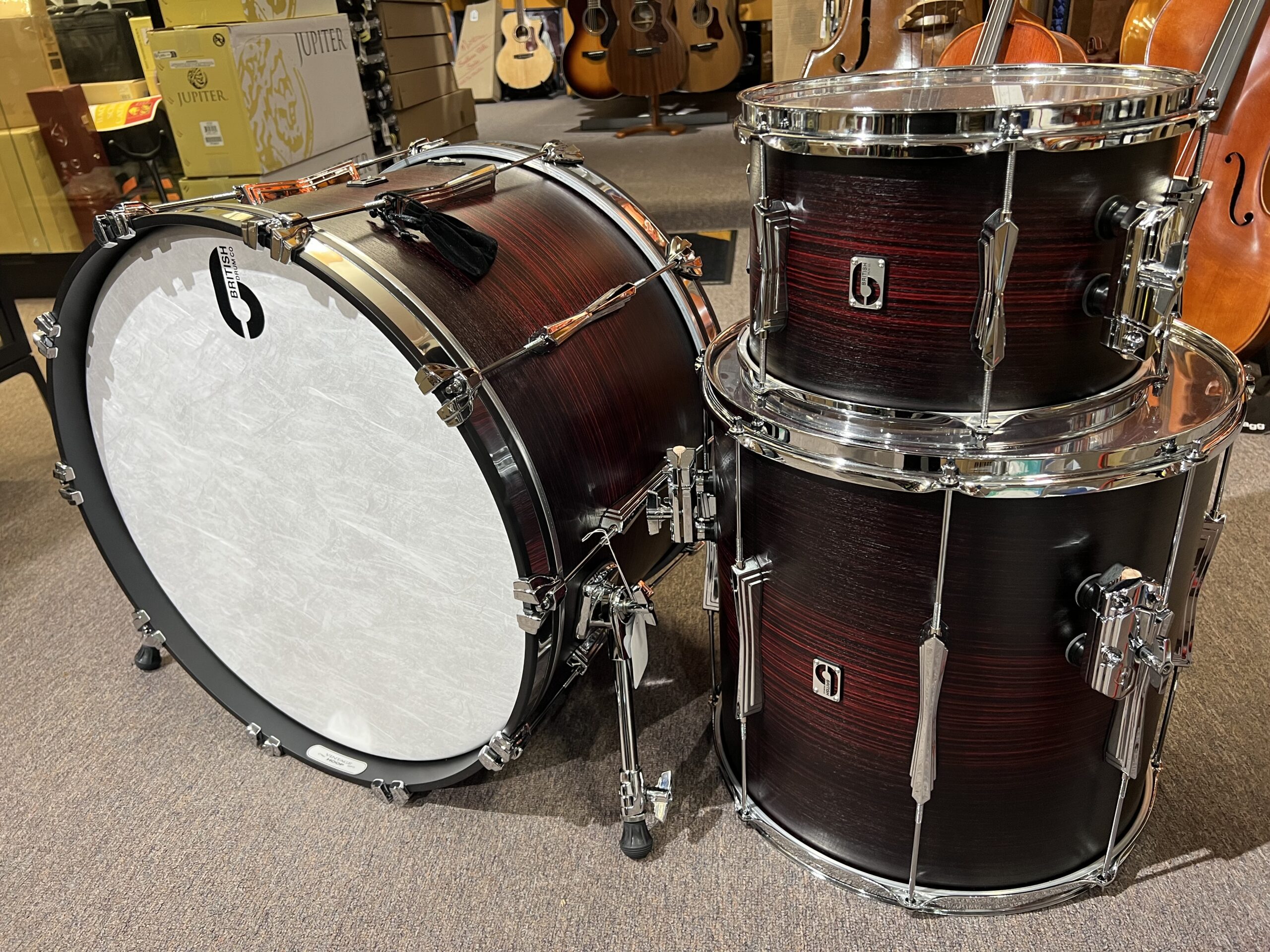 IMG_9802 British Drum Co BDC LOUNGE 22' Club Kit - Carnaby RED - Image 1