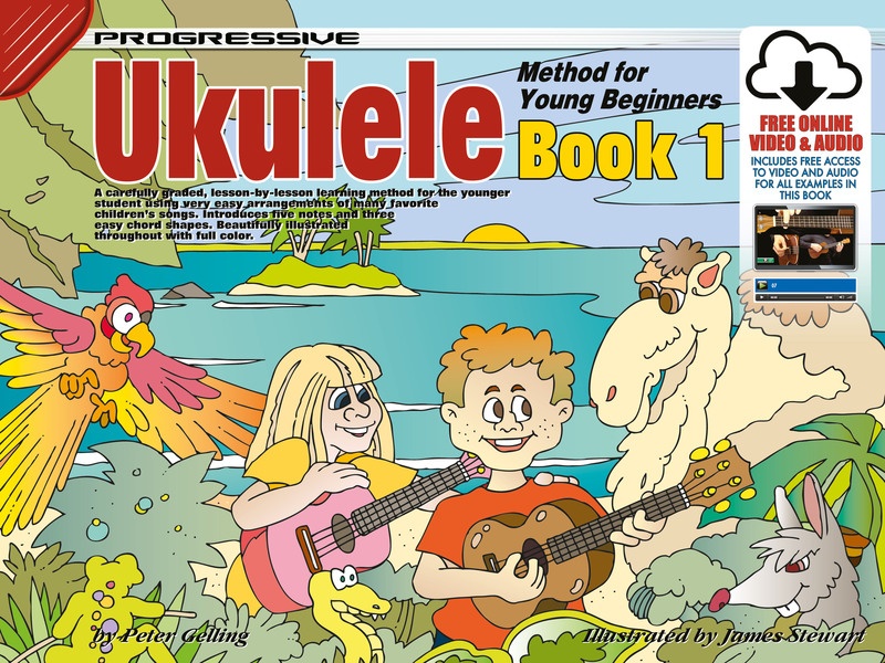 KPYBU1X-1.jpg Progressive Ukulele Method For Young Beginners Book 1 - Image 1