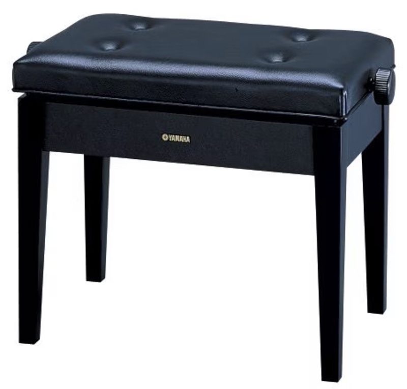 PBG51-1.jpg Adjustable Piano Bench Polished Ebony - Image 1