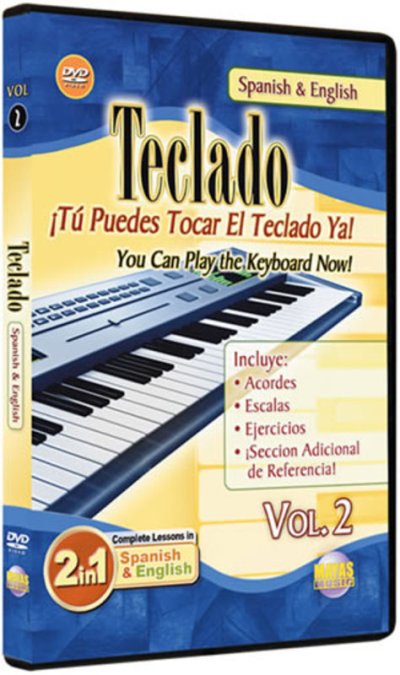 MBBT2D.jpg Teclado Keyboard Vol 2 Dvd Spanish & English (O/P) - Image 1