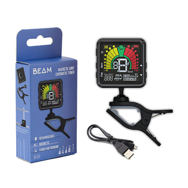 Beam Clip-On Rechargeable Metronome/Tuner