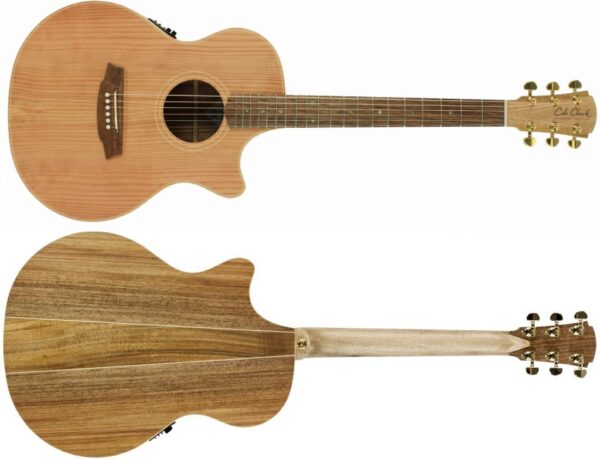 Redwood Face Blackwood Back And Sides Cutaway