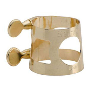 Alto Sax Ligature Gold Lacquered