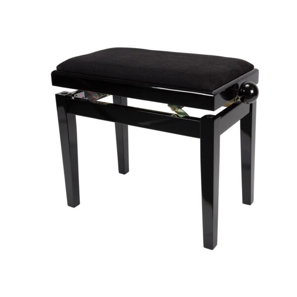 Deluxe Top Piano Bench With Velvet Seat - Height