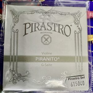 Pirastro Violin 3/4-1/2 Piranito Set A-Chrome Steel Mittel Envelope