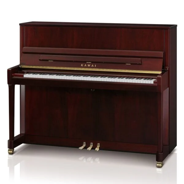 Kawai K500 Upright Piano – Sapele Mahogany Polish – 130 Cm