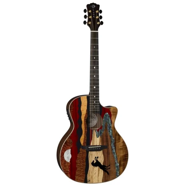 Luna Vista Stallion Acoustic Guitar W/ Case