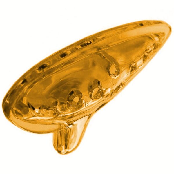Maxtone Plastic Ocarina In Transparent Orange (P