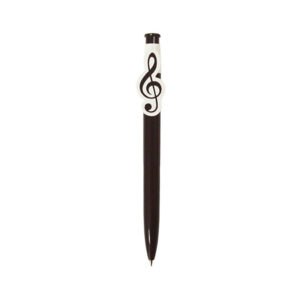 Ball Pen Clef Shaped Black
