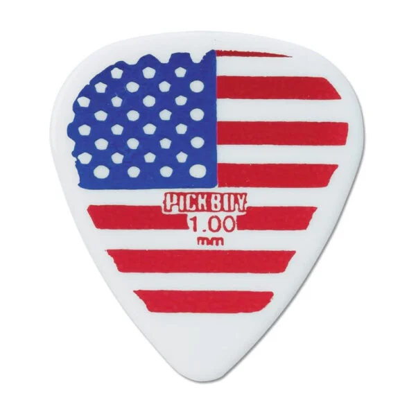 Pickboy Guitar Pick - American Flag (12PACK)