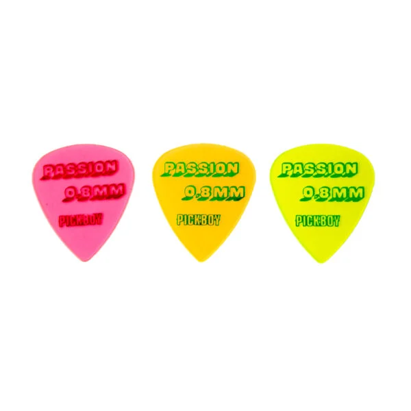 Pickboy Guitar Pick - Passion Mixed Colours (12PACK) .80