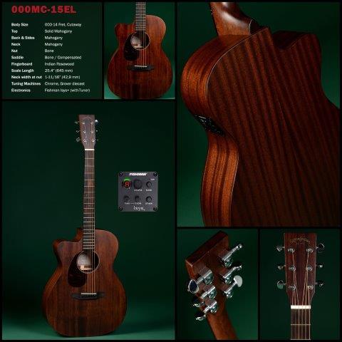 Sigma Mahogany 000 Cut Eq Lh