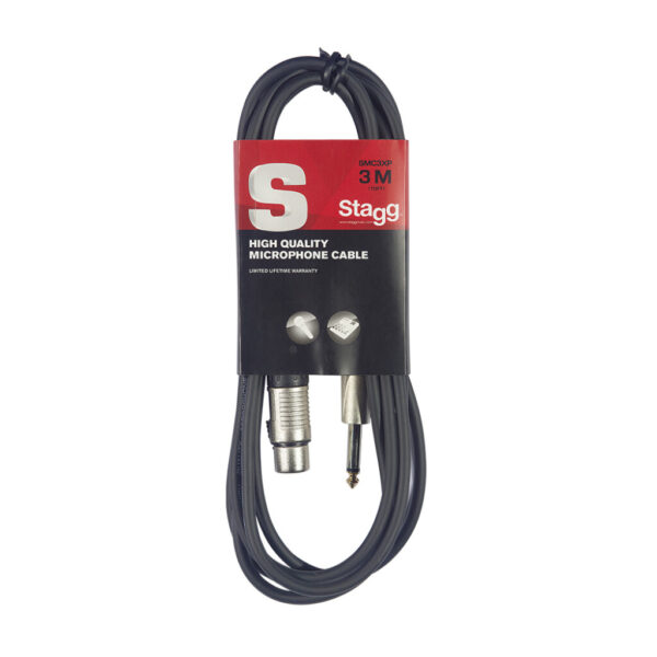 Stagg Smc3Xp Microphone Cable- Xlr/Jack (F/M)- 3 M (10)