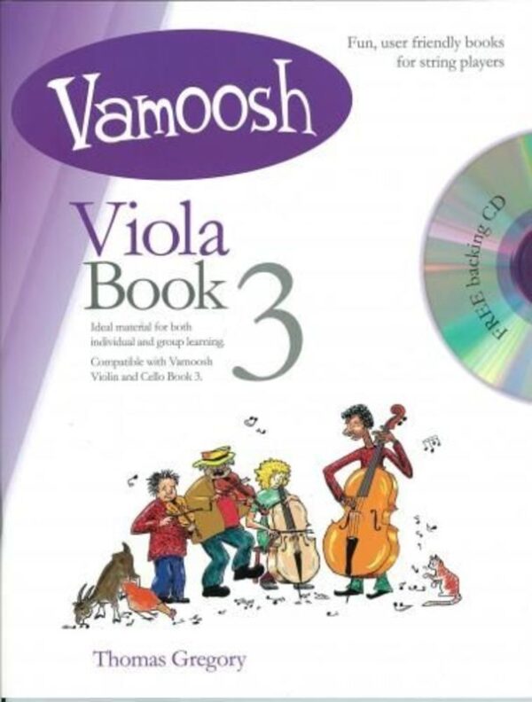 Vamoosh Viola Book 3 Bk/Cd