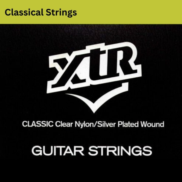 Clear Nylon/Silver Plated Wound - B Single