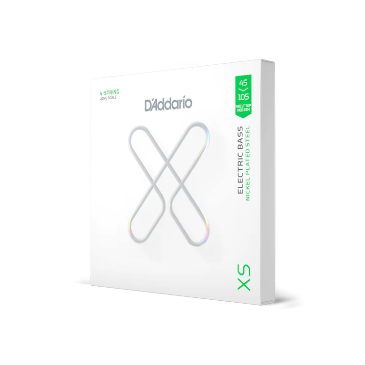 ds_XSB45105_main1_transparent_web Daddario XS Bass String Set NPS 45-105 Long Scale - Image 1