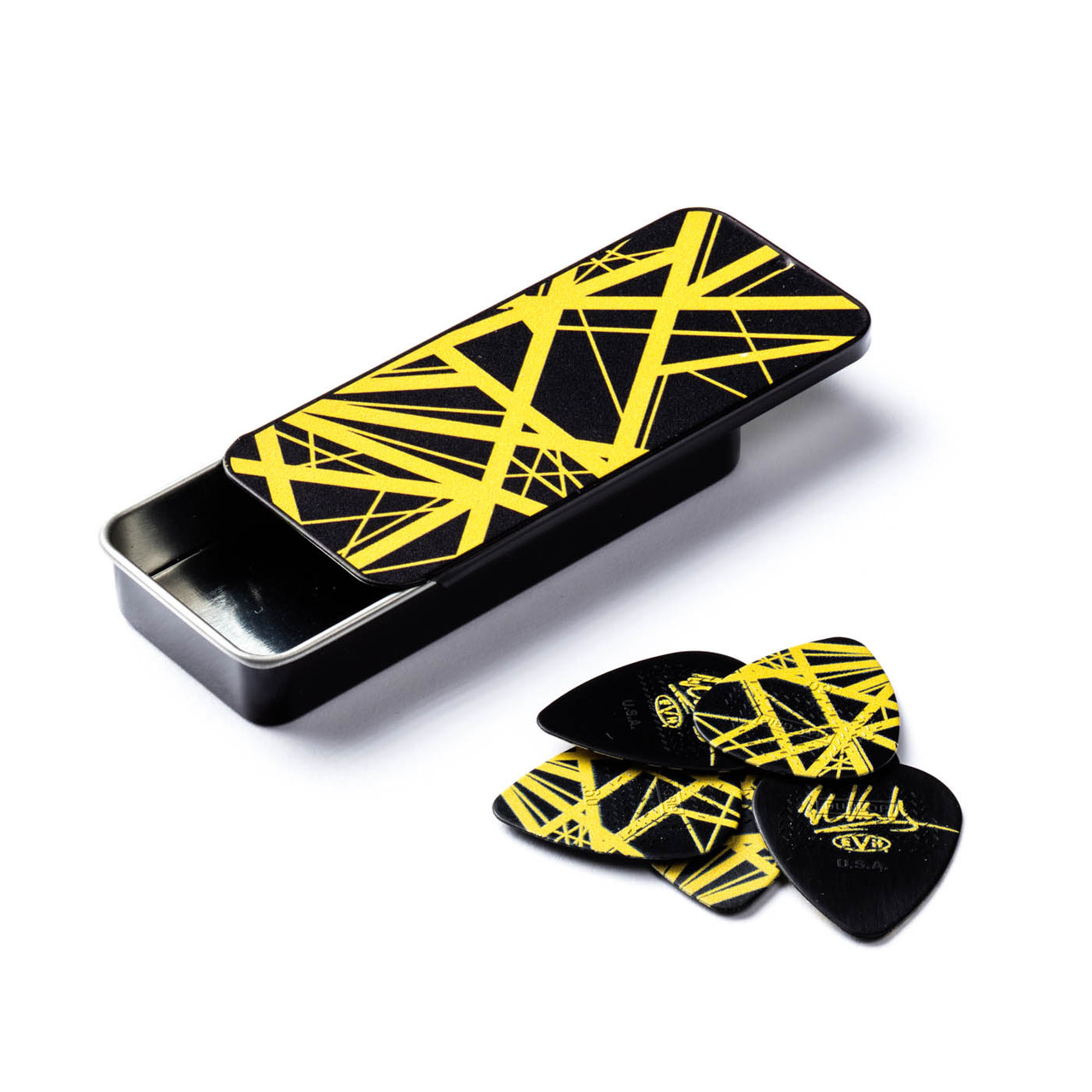 Jim Dunlop EVH Pick Tin - Frankenstein Yellow