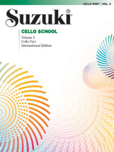 Suzuki Cello School Vol 3 Cello Part Int Ed