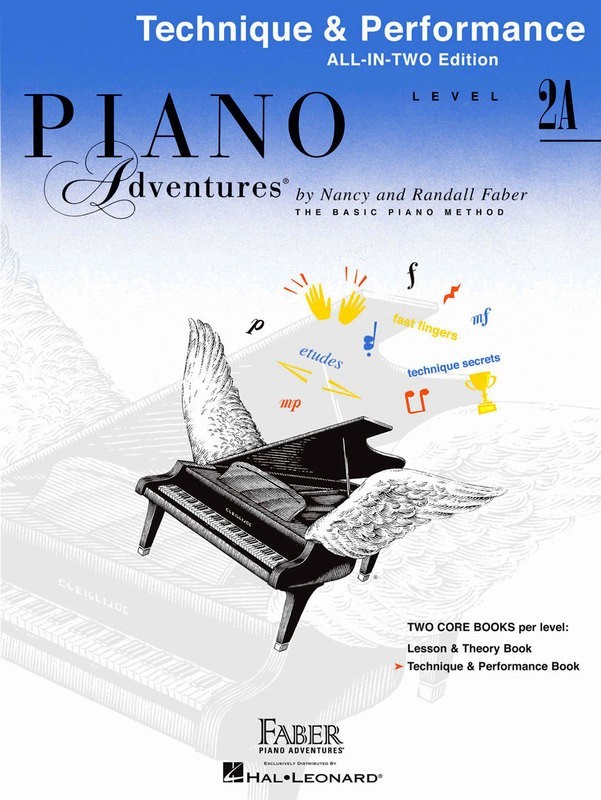 Piano Adventures All In Two 2A Technique Perform