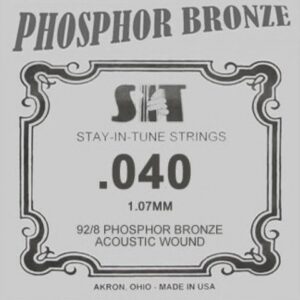 Sit Phosphor Bronze Wound Acoustic Guitar Single String (040)