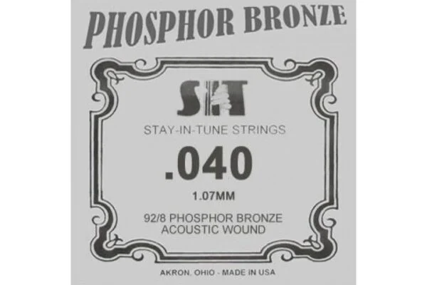 Sit Phosphor Bronze Wound Acoustic Guitar Single String (040)