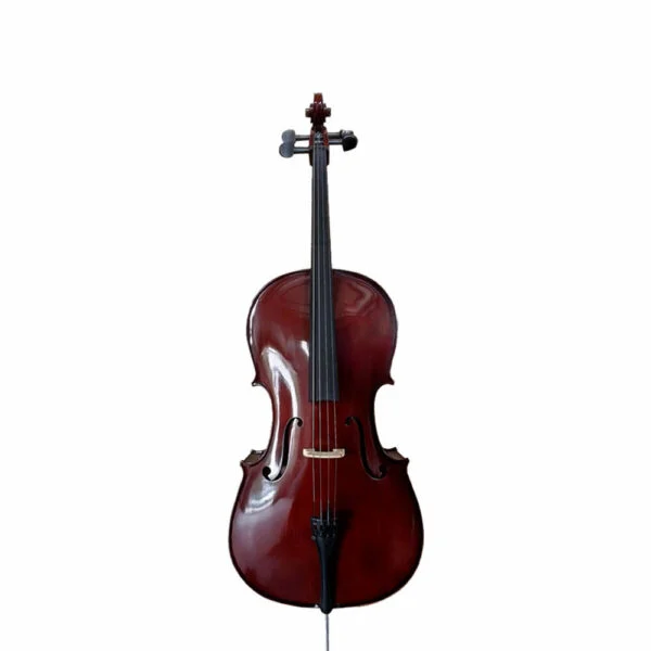 Ernst Keller Concerto Series 3/4 Size Cello Outfit in Natural Gloss Finish Includes Carrying Case & Bow