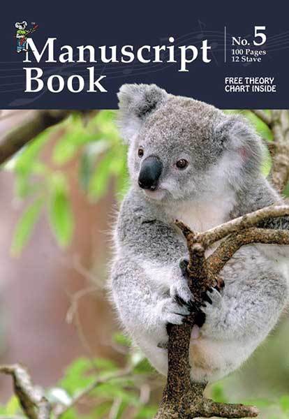 Progressive Manuscript Book 5 Pad A4 Size. 100-PAGES/12 Stave