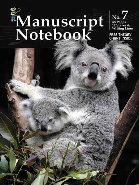 Progressive Manuscript Book 7 Notebook. 48-PAGES/12 Stave