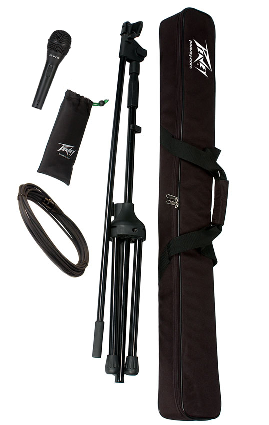 Peavey PVI2 Microphone & Boom Mic Stand Package