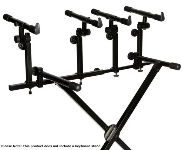 On Stage Deluxe Multi-Tier Attachment for Keyboard Stands for Multiple Keyboards Laptops DJ Equipment Etc.