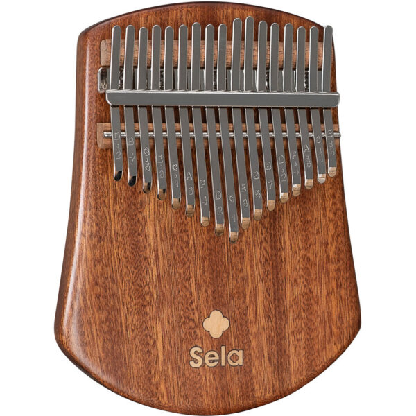 Sela 17 Key Solid Sapele Kalimba W/ Case