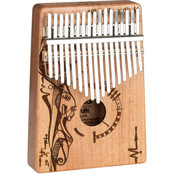 Sela 17 Peaceful Mind Kalimba W/ Case